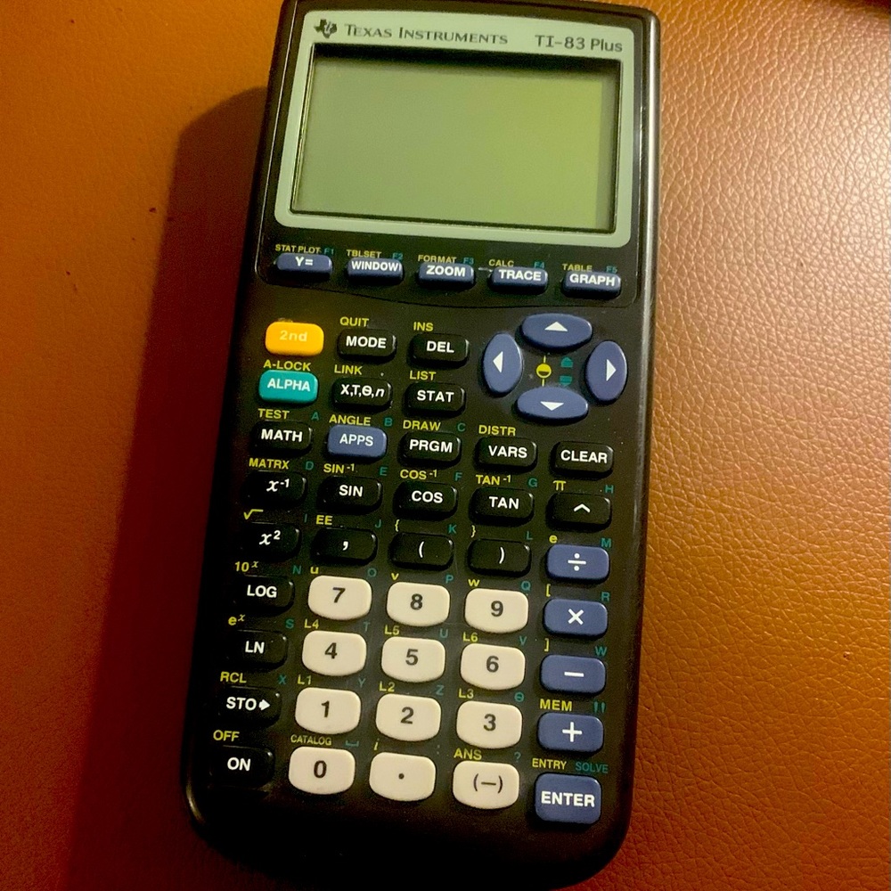 TI 83 Plus Graphing Calculator